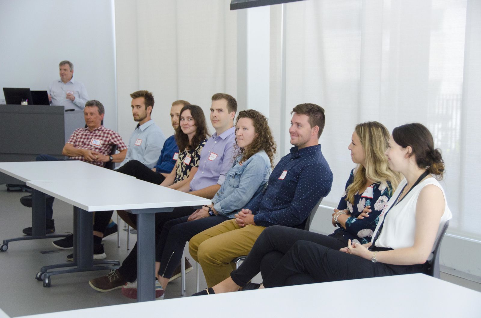LEADERS students respond to audience questions on their research
