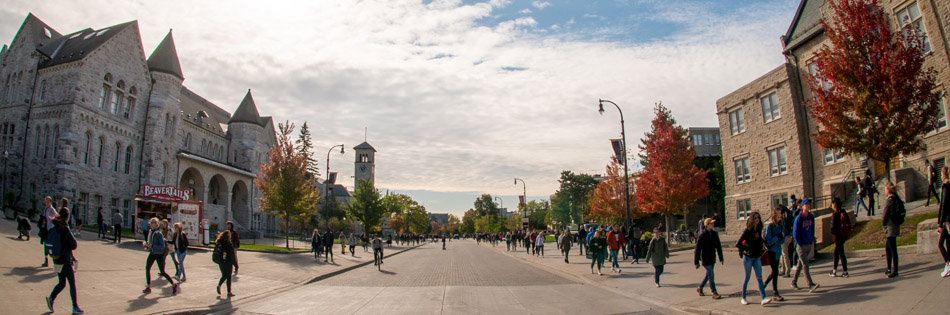 Queen's main campus in the fall