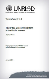 Towards a Green Public Bank in the Public Interest