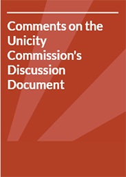 Comments on the Unicity Commission's Discussion Document