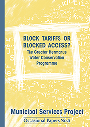 Block Tariffs or Blocked Access? The Greater Hermanus Water Conservation Programme