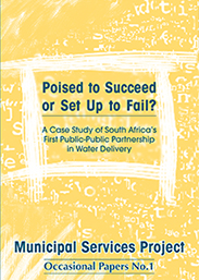 Poised to Succeed or Set Up to Fail A Case Study of South Africa First Public Public Partnership