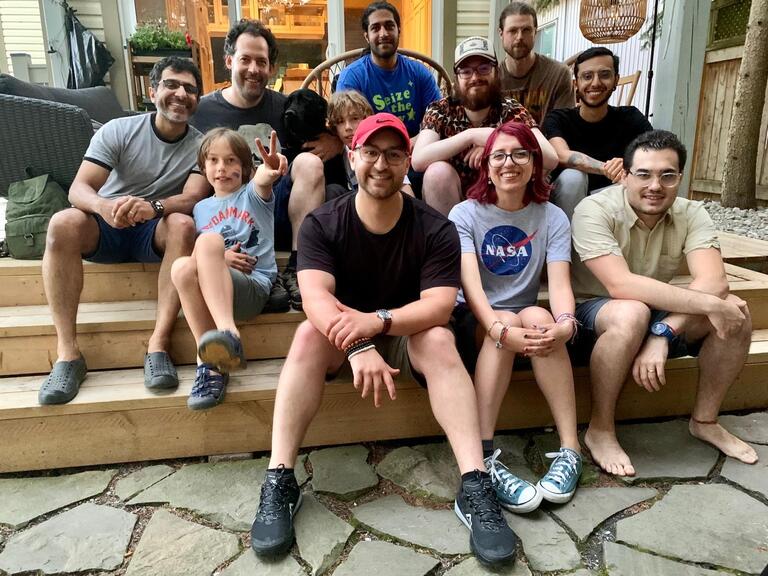 QNL group photo at the BBQ