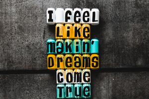 I feel like making dreams come true 