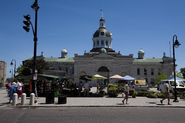 photo of City Hall, downtown Kingston. 