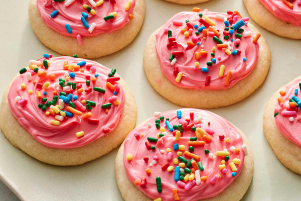 picture of cookies iced and decorated.