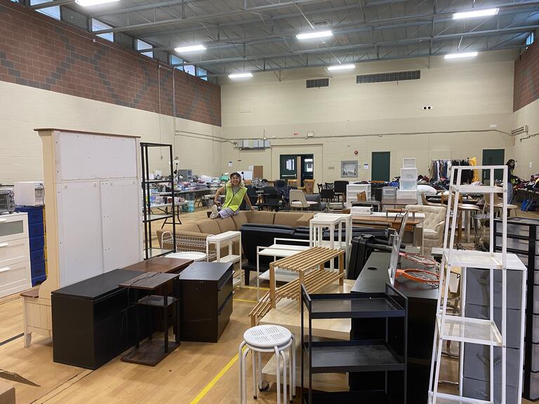 donated furniture items