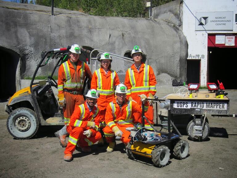 uGPS team at NORCAT.