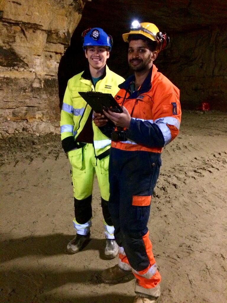 Heshan and Jordan at Kvarntorp, Sweden.