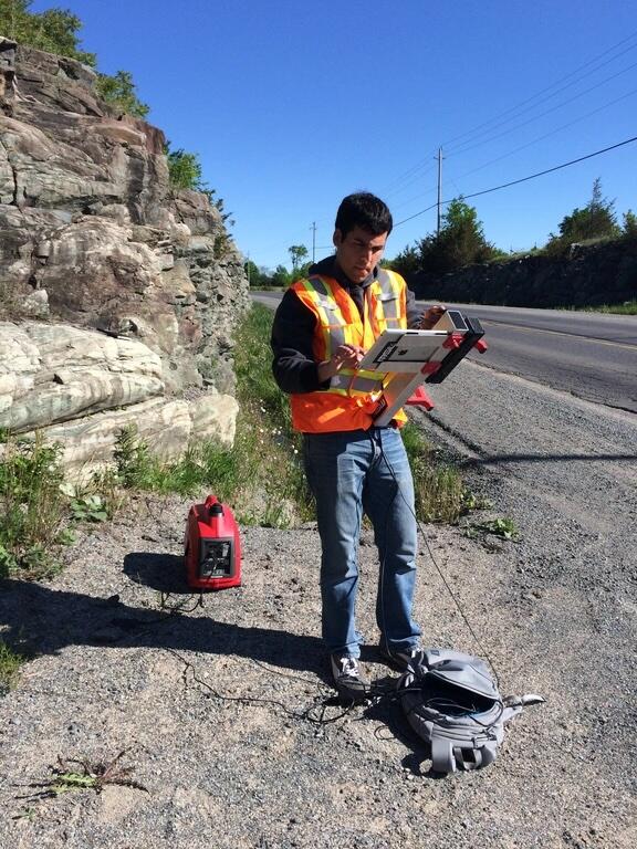 Marc with AxisMapper prototype.