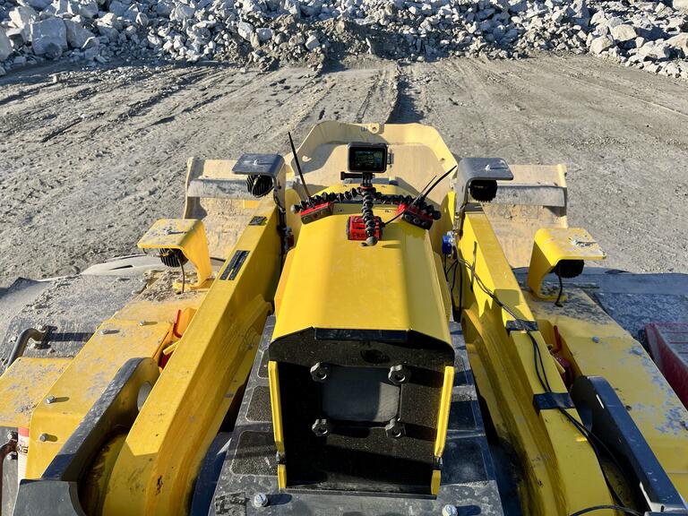 Excavation trials at Eker quarry.