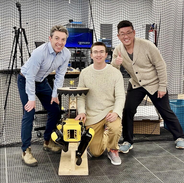 Franc, Spot and friends at Ingenuity Labs