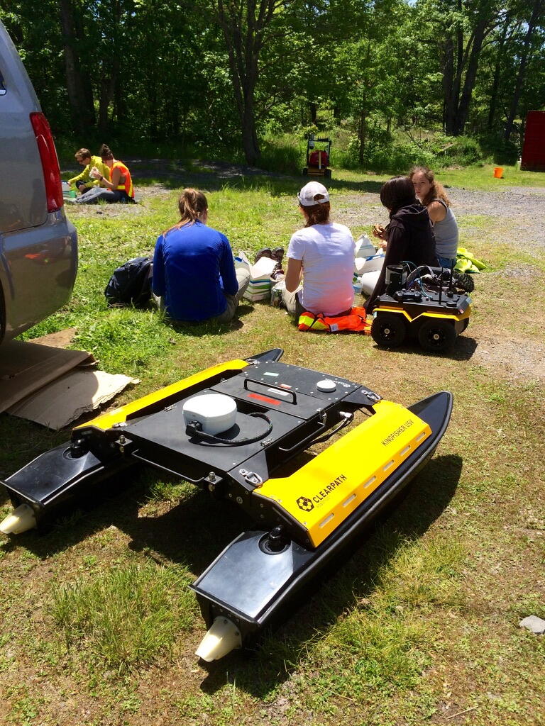 Lunch at the Mining Test Site near Verona, ON