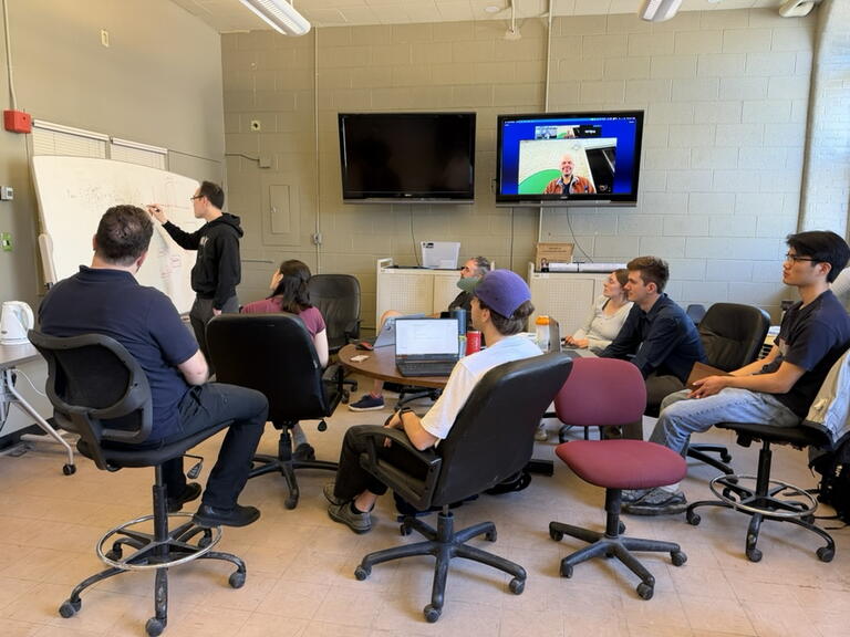 Brainstorming in the Offroad Robotics lab