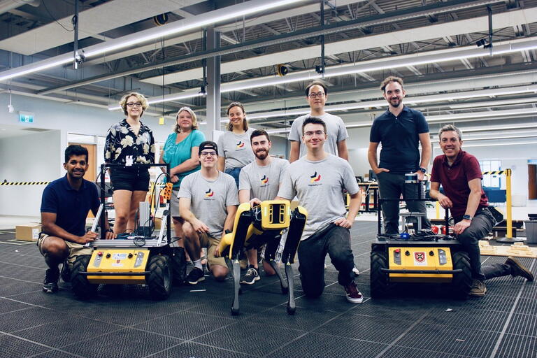 Team photo at Ingenuity Labs