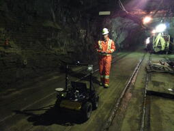 Mark underground with Husky
