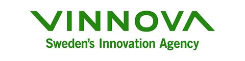 Vinnova logo.