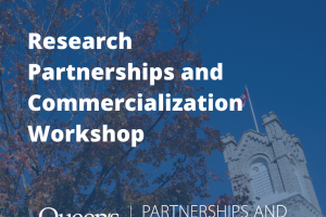 research partnerships and commercialization workshop event flyer