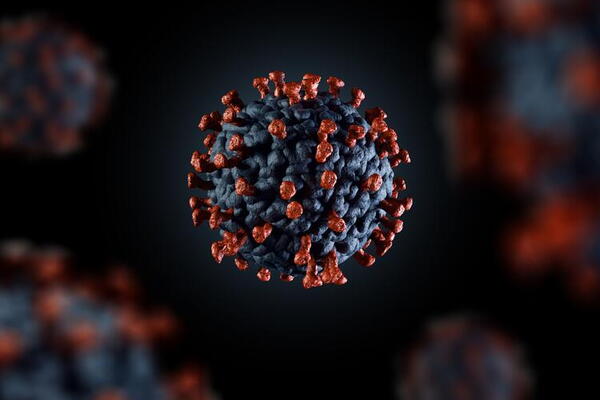 Illustraton of COVID virus