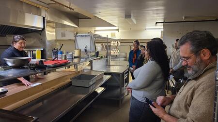 Photo of chef in the Harbour Kitchen