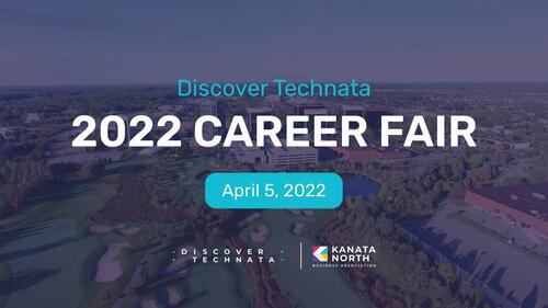 Cityscape image with text overlay "Discover Technata 2022"