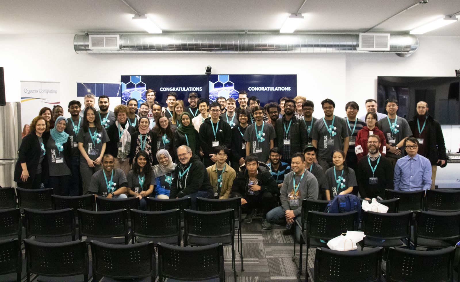 In February 2020, Queen's Partnerships and Innovation, together with the Queen's School of Computing, L-Spark, TELUS, Blackberry and SOLUS, hosted a weekend long Hackathon at Seaway Coworking.