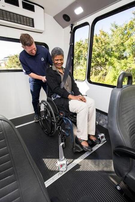 Demonstration of how current Q'Straint system works