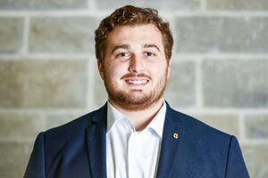 Josh Mosley, M.A. Student, named as an Ontario University Athletics (OUA) Second-Team All-Star