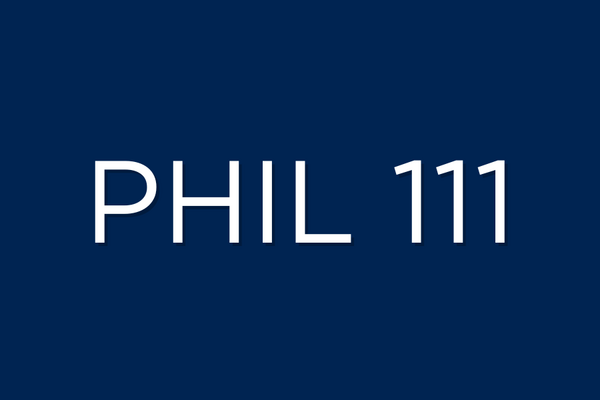 PHIL 111