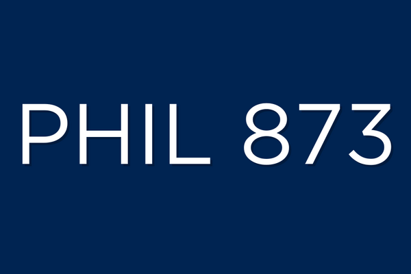 PHIL 873