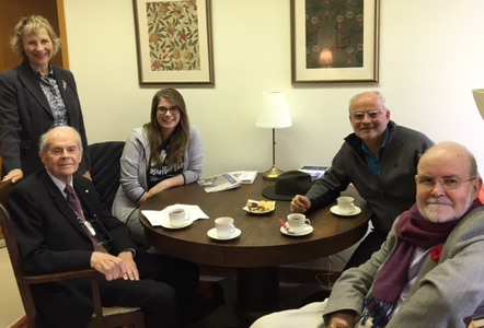 Douglas Jay visits the Department