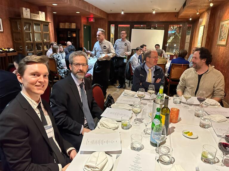 Marc with his former PhD student Colin Vendromin