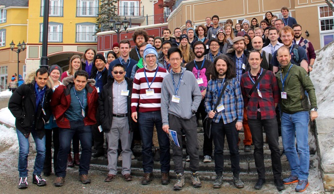 NEWS-G group at WNPPC (Winter Nuclear and Particle Physics Conference)
