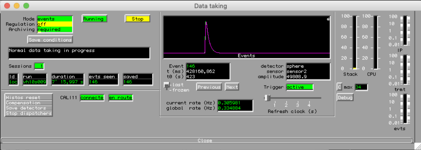 first signal using the NEWS-G experiment detector