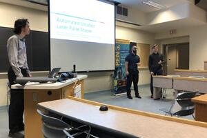 Presenting at the PEO student paper competition