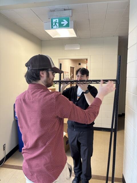 Jacob and Cdedric shelf