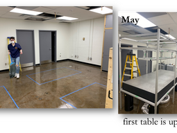 The lab in its early days!