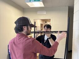 Jacob and Cdedric shelf