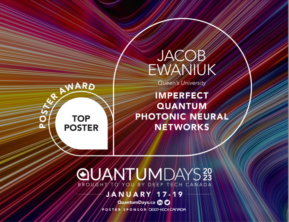 First Place Prize Quantum Days 2023