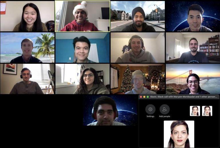 December 2020: Shastri Lab Hanukkah, Christmas, Kwanzaa virtual get together with past, present and future students from Canada, US, India, Iran, Egypt!