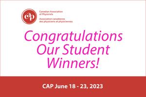 2023 CAP student winners from Queen's University