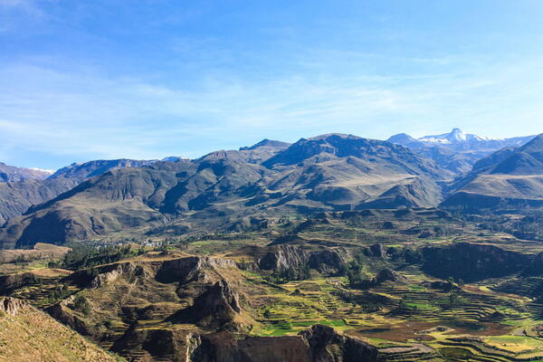The Colca Valley in the Peruvian Andes. Credit: Patricia van den Berg, pixabay
