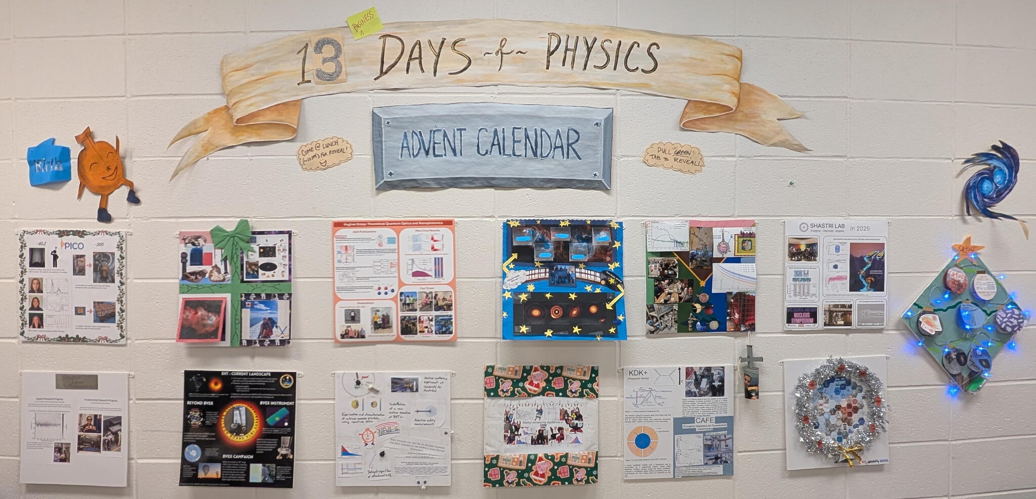 12 Days of Physics - Final Displays