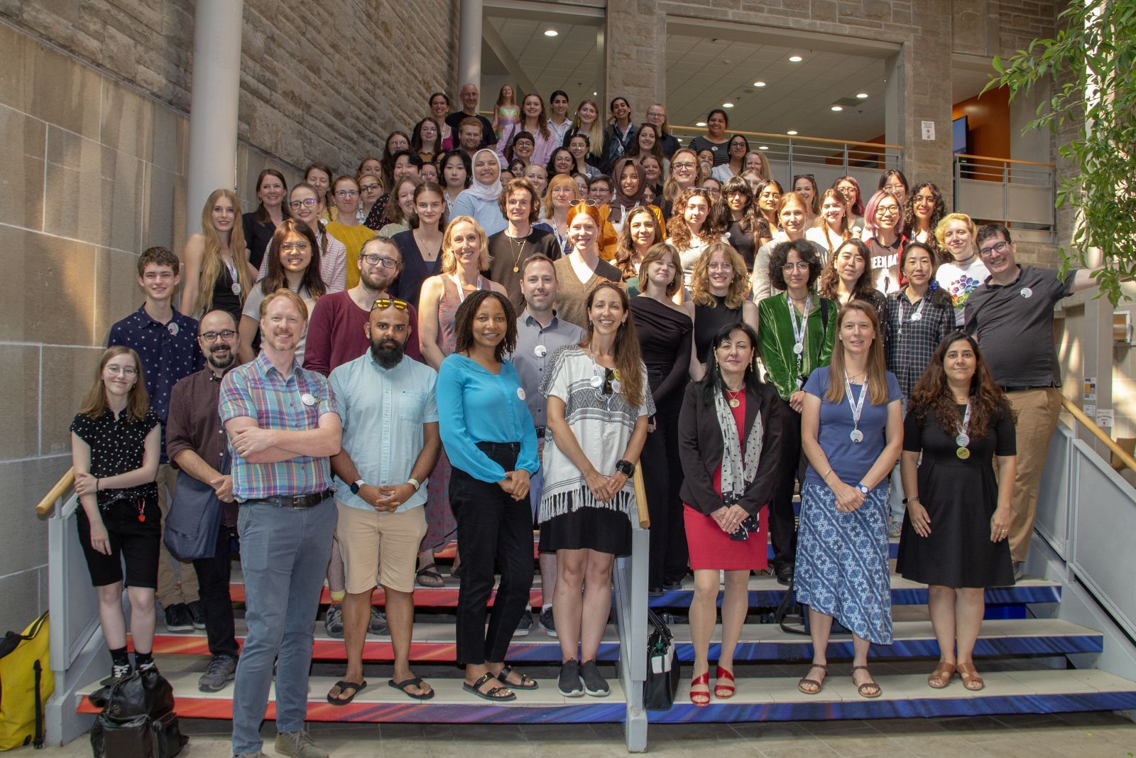 Conference delegates and conference administrators and speakers.