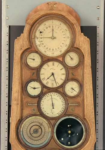 The 9-Dial Clock designed and constructed by Dupuis for astronomical time-keeping.