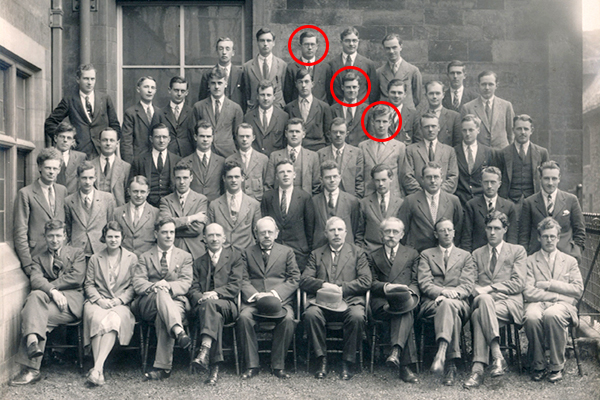 A photo of the Cavendish Laboratory staff in 1927