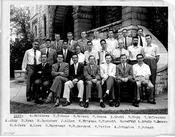 Faculty of Physics in 1957