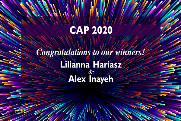 celebrating the Best Student Oral Competition Awards at CAP 2020