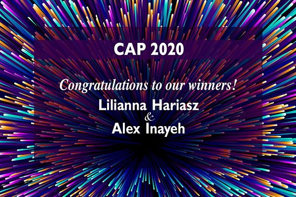 celebrating the Best Student Oral Competition Awards at CAP 2020