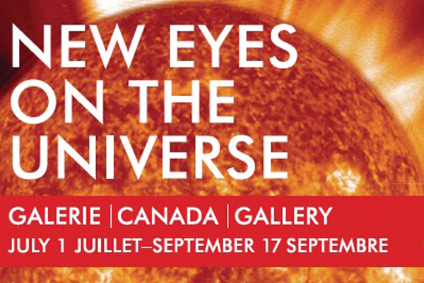 Poster of New Eyes on the Universe promoting the Nobel Prize winning research from SNO
